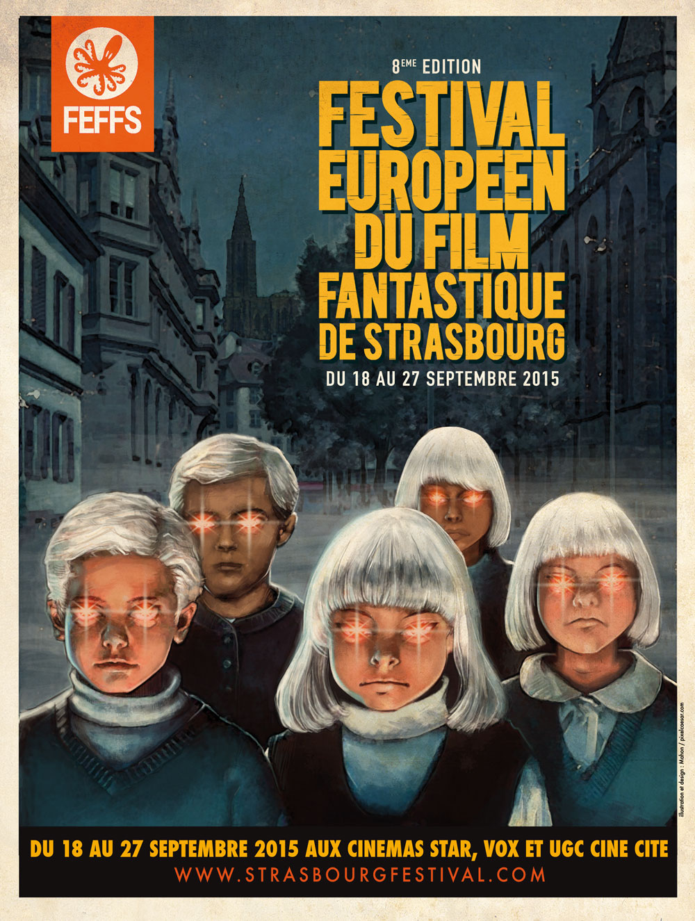 [Actus] Une affiche inquiétante pour le 8e Festival Européen du Film Fantastique de Strasbourg